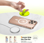 Magnetic Phone Ring Grip Holder, Silicone Finger Loop Grip, Compatible - Image 4