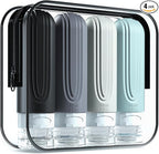 Travel Bottles for Toiletries, Tsa Approved 3oz Travel Size Containers BPA Free by Mrsdry