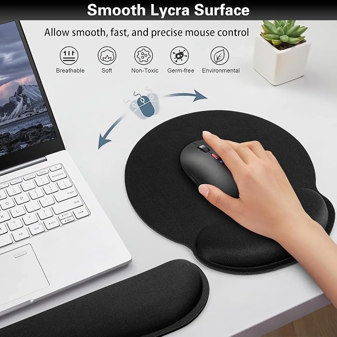 Ergonomic Keyboard Wrist Rest, Mouse Pad - Image 5