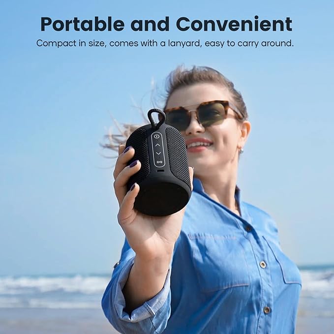 Bluetooth Speaker Wireless, IP67 Waterproof & Dustproof Portable Speaker - Image 4