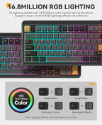 DAREU EK98pro Wireless Mechanical Keyboard, 96% Creamy Gaming Keyboard - Image 4