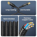 USB C to Multi Charging Cable, USAMS 100W 6.6FT 5A Type C to Type C Fast - Image 5