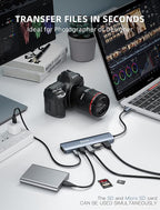 dockteck 7-in-1 USB C Hub with 4K 60Hz HDMI, 1Gbps Ethernet, 100W Power Delivery - Image 6