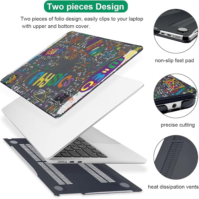 Compatible with MacBook Air 13.6 Inch Case A3240 M4 A3113 M3 A2681 M2 Chip 2025 - Image 3
