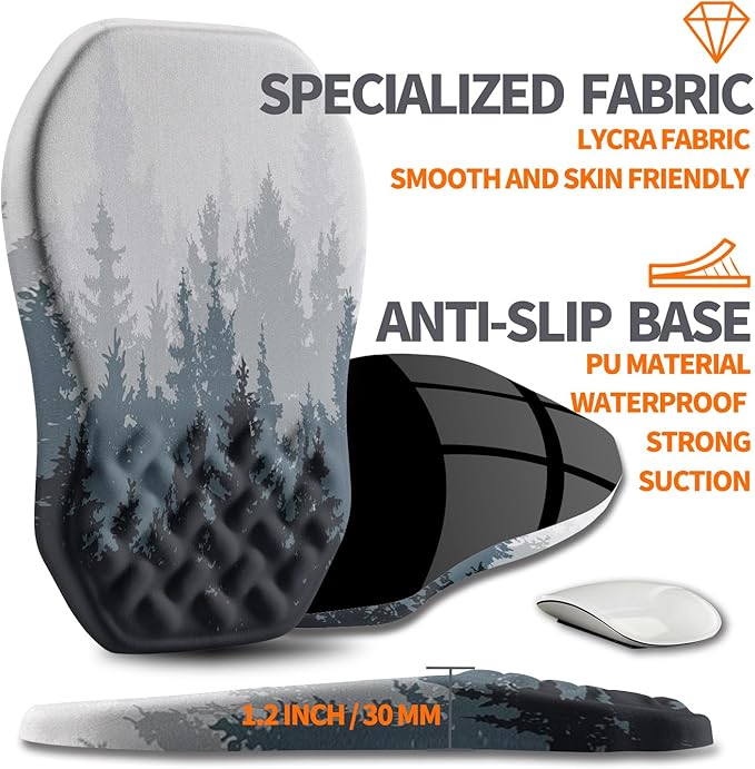 Ergonomic Slope Mouse Pad Wrist Support, Wrist Rest Mousepad - Image 6
