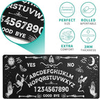 Mysterious Spirit Goth Gaming Mouse Pad 31.5x11.8 Inch Large Desk Mat Black - Image 5