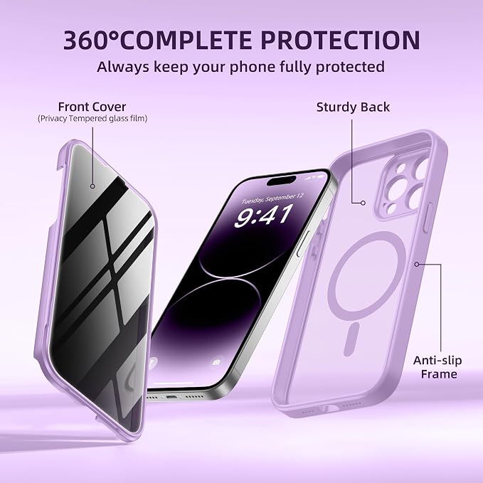 BERFY Magnetic for iPhone 14 Pro Max Case, Compatible - Image 8