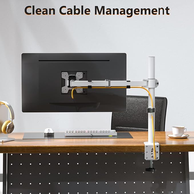 WALI Monitor Arm Mount for Desk, Single Computer Desk Mount, Monitor Bracket - Image 7