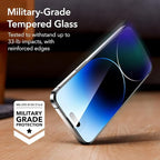 ESR 3 Pack for iPhone 14 Pro Max Screen Protector, Tempered Glass Film - Image 3