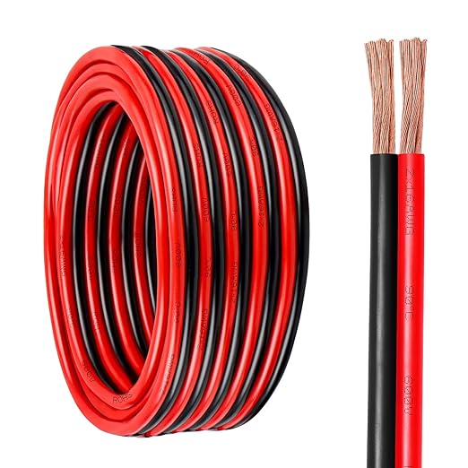 16 Gauge Wire 2 Conductors Copper Wire, 16 AWG Battery Cable Oxygen Free Copper by SimpleandPractical