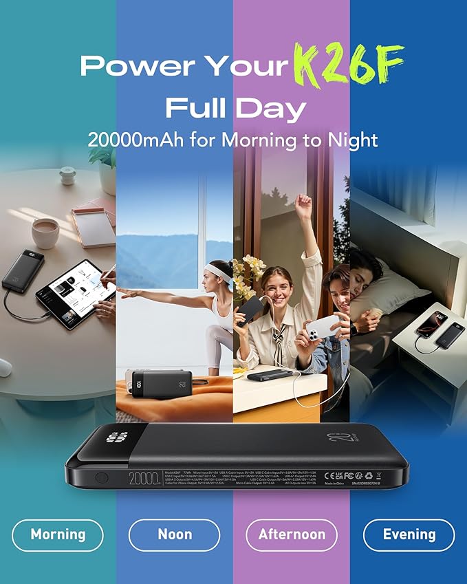 Orfeika 20000mAh Power Bank Fast Charging, Portable Charger - Image 9