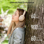TOZO HT2 Hybrid Active Noise Cancelling Headphones, Wireless Over Ear Bluetooth - Image 5
