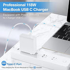 Mac Book Pro Charger - 118W USB C Fast Charger Power Adapter Compatible - Image 2