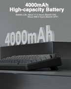 AULA F75 Pro Wireless Mechanical Keyboard, 75% Hot Swappable Custom Keyboard - Image 7
