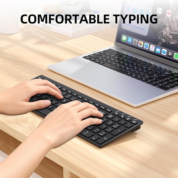 INFINMIND Wireless Ultra Slim Bluetooth Keyboard - Image 7