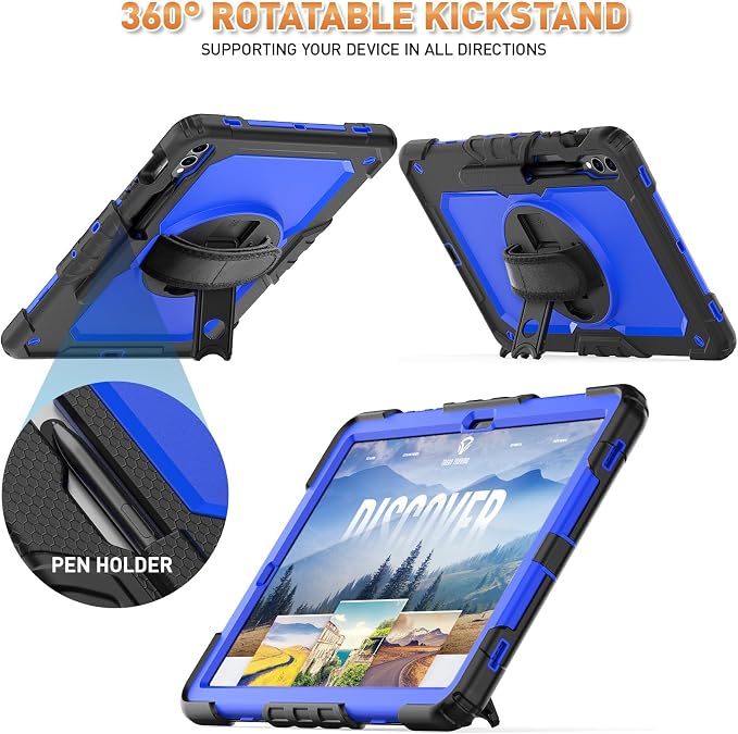 Timecity Case for Samsung Galaxy Tab S10 Plus/ S9 FE Plus/ S9 Plus 5G Tablet - Image 4