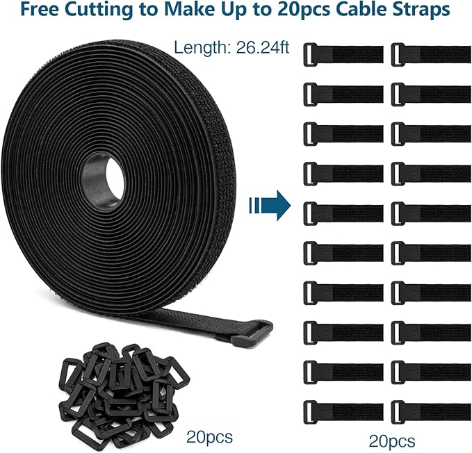 26ft Cut-to-Length Cable Straps 1in Wide - Image 2