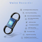 128GB Keychain Voice Recorder, Audio Recording Device - Image 2