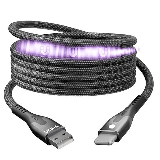 Statik MagStack USB A to iPhone Cable MFi Certified, Clutter-Free Magnetic by Statik