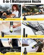 SEEDUSTRY Handheld Vacuum Cleaner Cordless, Mini Car Vacuum/Portable Pet - Image 4