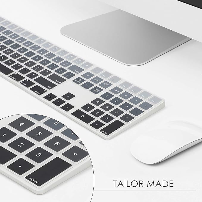 Allinside Ombre Gray Cover for Apple iMac Magic Wireless Keyboard - Image 3