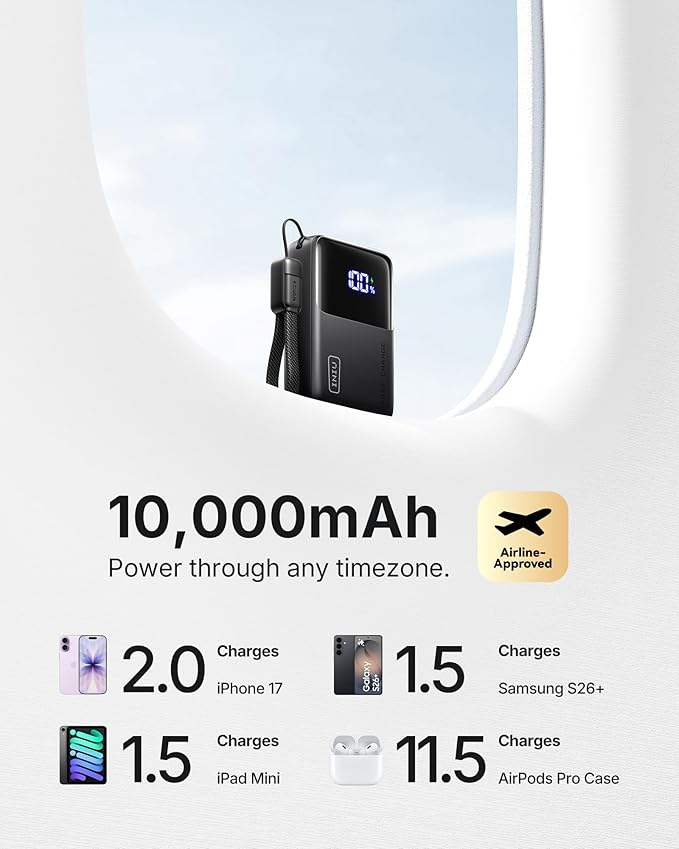 INIU Portable Charger, Ultra Mini 10000mAh 45W Fast Charging - Image 6