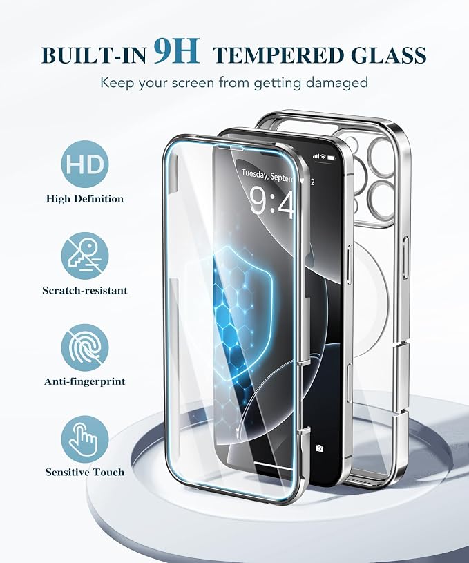 BERFY Magnetic for iPhone 16 Pro Max Case, Compatible - Image 5