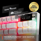 SteelSeries Apex Pro TKL Gen 3 White OmniPoint 3.0 Switches — Adjustable - Image 2