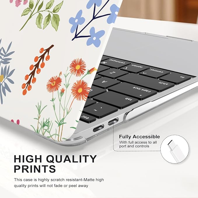 iCasso Compatible with MacBook Air 13 inch Case 2020-2018 Release M1 A2337 - Image 4