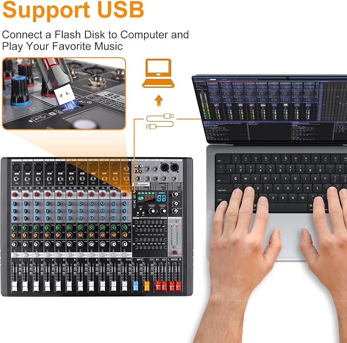 EX12 12-Channel Bluetooth Mixer - Image 6
