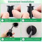 6pc Starlink Cable Grommet 3/4" Silicone Waterproof Wall Hole Pass Through - Image 3