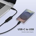 USB C to USB 3.0 Adapter, USB C Android Adapter Male to USB A Female OTG On The - Image 3
