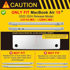 Batianda Premium Case for New MacBook Air 15 inch 2025 2024 2023 - Image 2