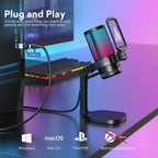MAONO USB Gaming Microphone for PC, Noise Cancellation Condenser Mic - Image 7