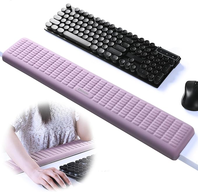 UnivoColors PostureUp L-Shaped Desk Long Wrist Rest Elbow, Memory Foam by UnivoColors