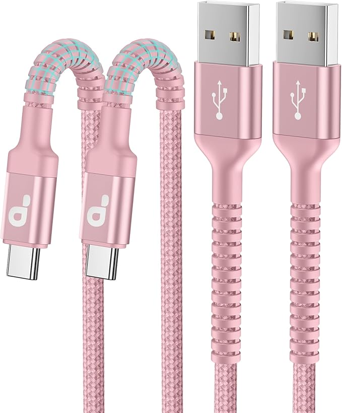 USB C Cable 10FT, Type C Cable Fast Charging Upgraded Extra Durable Braided by PRAKIE