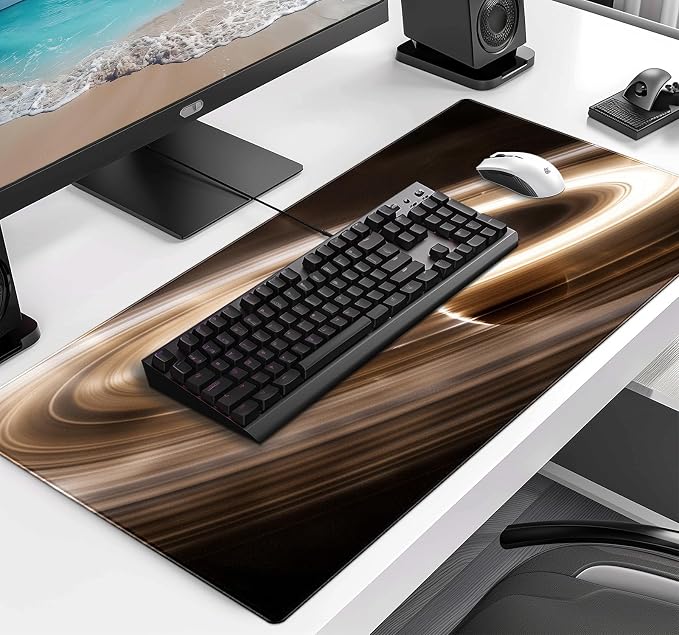 Extra Large Space Earth Table Mat, Dirt Resistant Creative Milky Way Table Mat - Image 3
