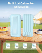 Portable Charger with Built in Cables, Slim 10000mAh Fast Charging 22.5W Power - Image 3