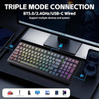 Aula F99 Keyboard Wireless Mechanical Keyboards Computer Bluetooth Gaming - Image 3