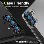 YWXTW Camera Lens Protector for Samsung Galaxy S25 Accessories 9H Tempered - Image 6