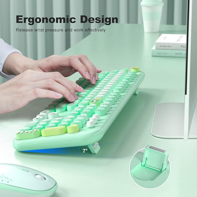KNOWSQT Wireless Keyboard and Mouse Combo - Image 6