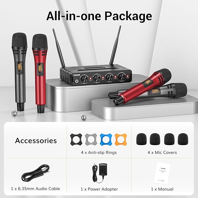 TONOR Wireless Microphones System - Image 9
