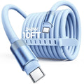 LISEN 10FT USB C Cable Fast Charging, Chubby 240W Cable USB C to USB C Fast by Lisen
