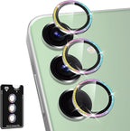 for Samsung Galaxy S24 FE Camera Lens Protector, Individual Metal Ring Tempered by Btscase