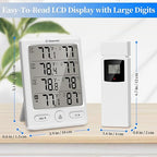 Geevon Indoor Outdoor Thermometer Wireless - Image 5