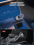 【Upgraded】 SUPERONE Retractable Car Charger 4 in 1, Fast Car Phone Charger - Image 8