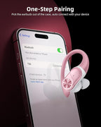 PocBuds Bluetooth Headphones Wireless Earbuds 80hrs Playtime Wireless Charging - Image 4