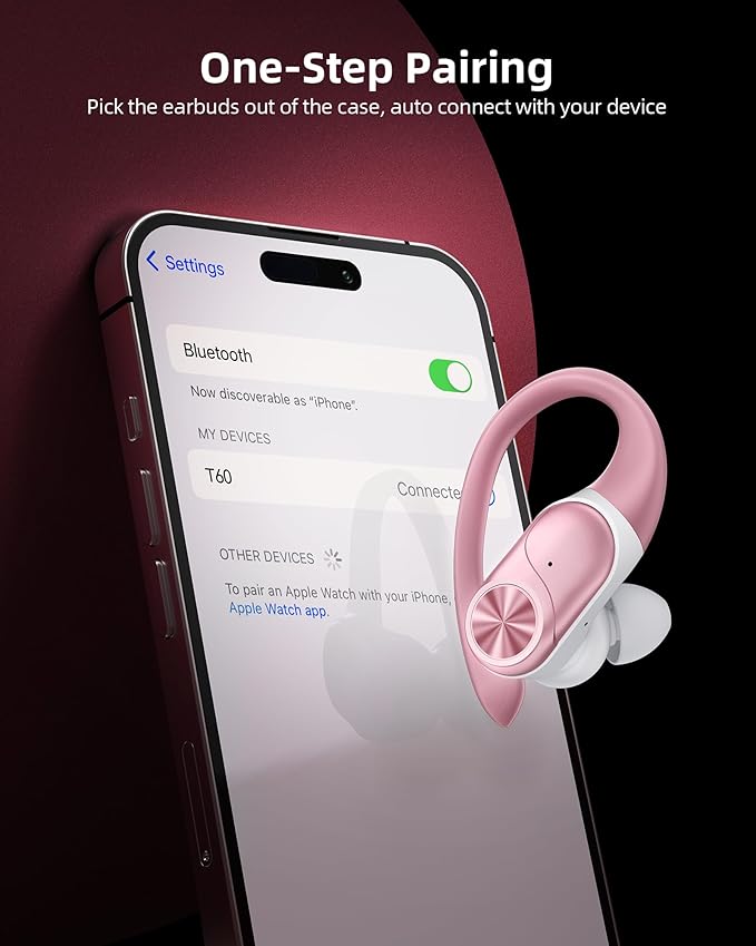 PocBuds Bluetooth Headphones Wireless Earbuds 80hrs Playtime Wireless Charging - Image 4