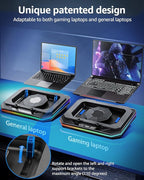 MOUNTUP RGB Laptop Cooling Pad for 13-19 Inch, Max 3500RPM Gaming Laptop Cooler - Image 2