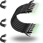 Rapink Patch Cables Cat6 3ft, Ethernet Patch Cable 10G Support, Cat 6 Patch by Rapink